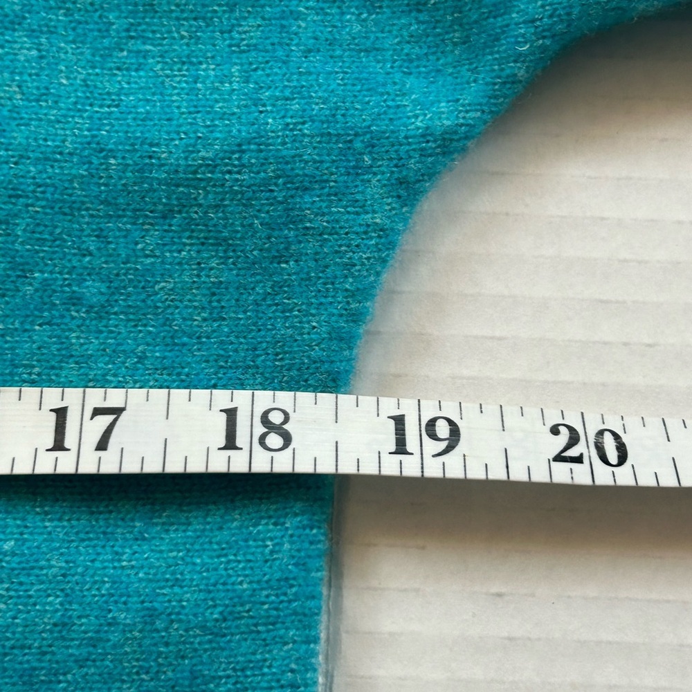 Charter Club Luxury 100% cashmere mint turquoise boxy sweater sz XS oversized - Picture 7 of 9